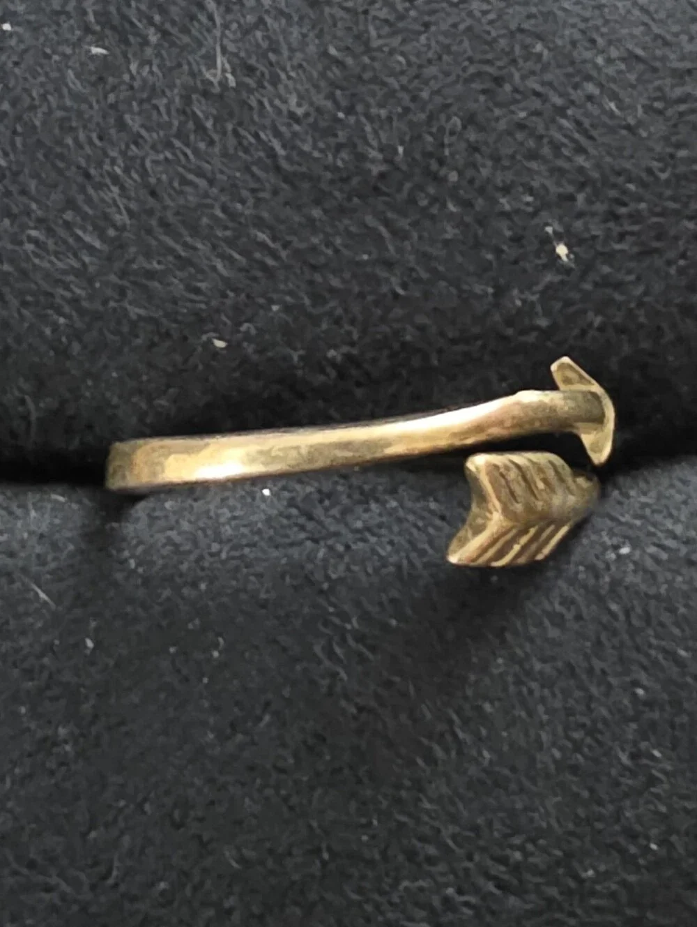 Sterling Silver Arrows Adjustable Ring (Vintage)